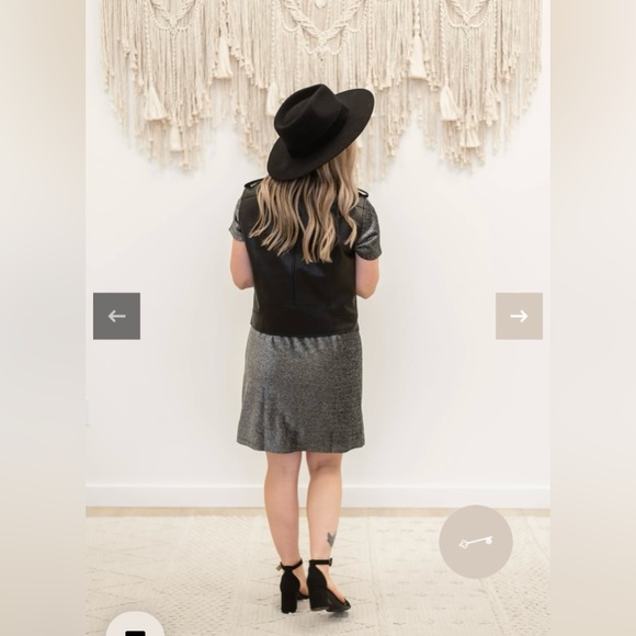 The Midnight Moto Vegan Leather Vest - RD Style - Medium - Elle's Boutique - Picture 5 of 12